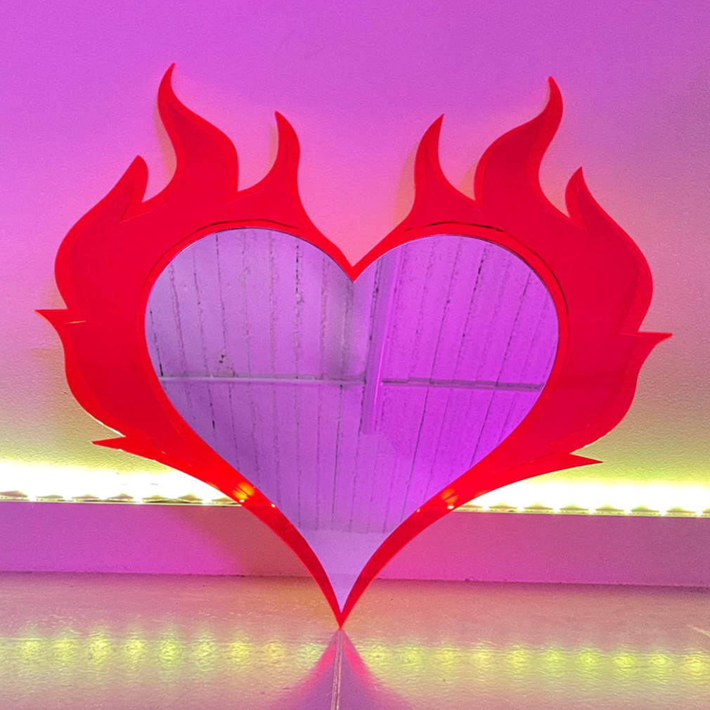 Burning Heart Mirror